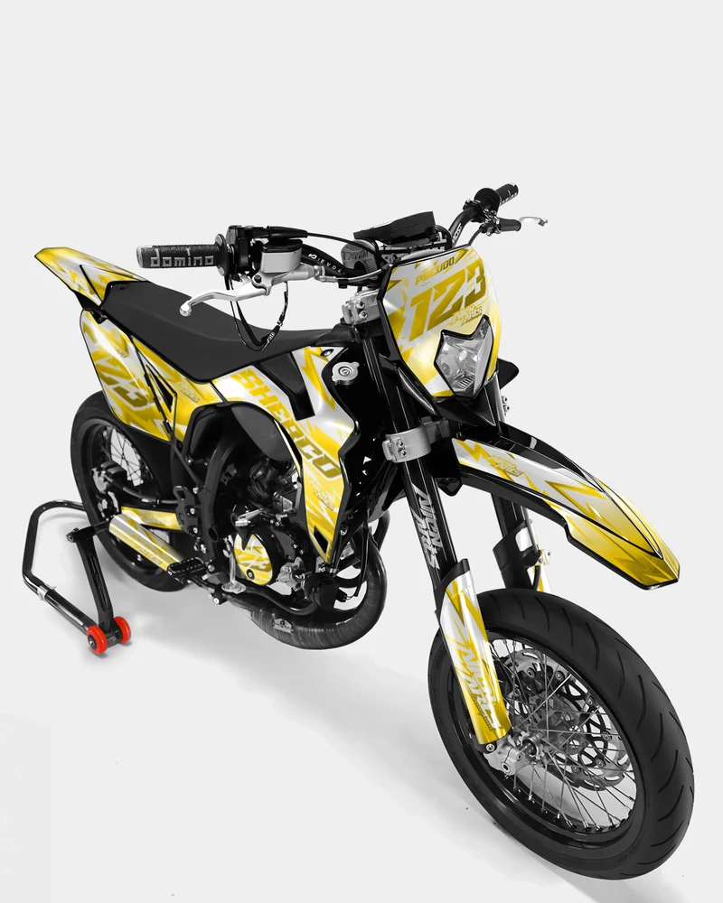 CALYPSO - Kit deco SHERCO 50cc - Jaune foncé