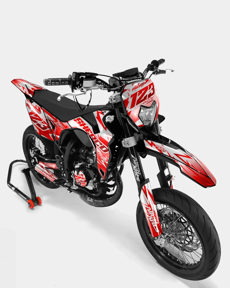 CALYPSO - Kit deco SHERCO 50cc - Rouge