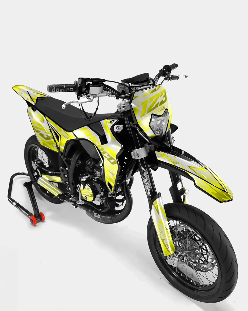 CALYPSO - Kit deco SHERCO 50cc - Jaune