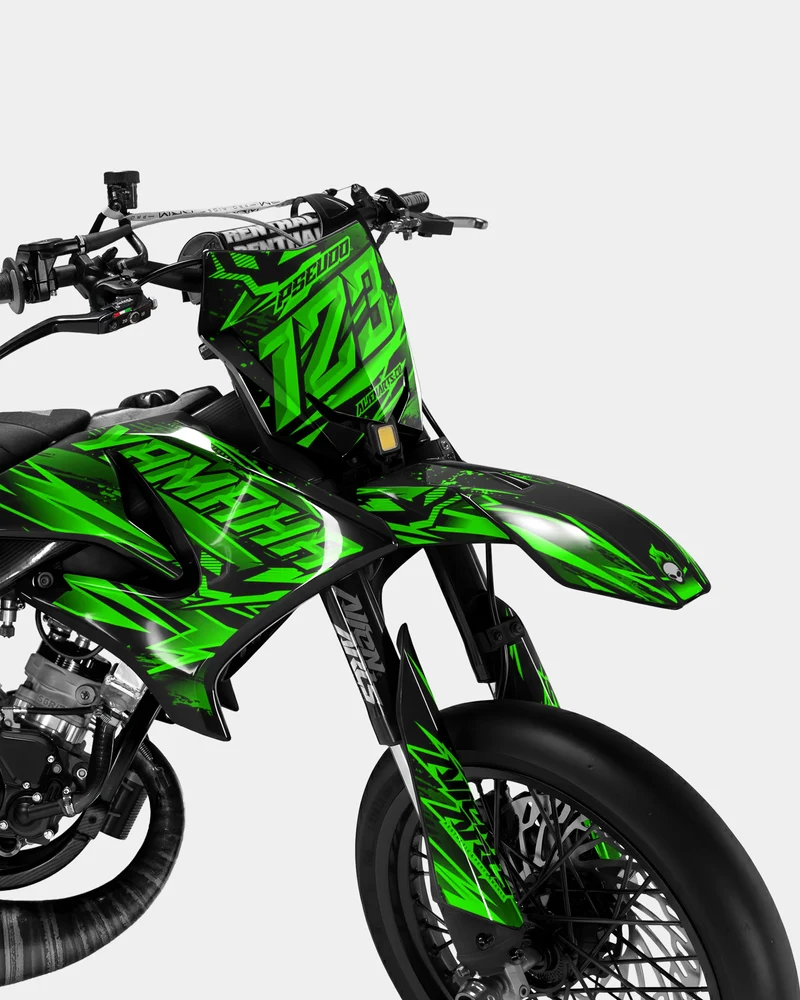 MIROIR - Kit deco YAMAHA DT 50cc - Vert