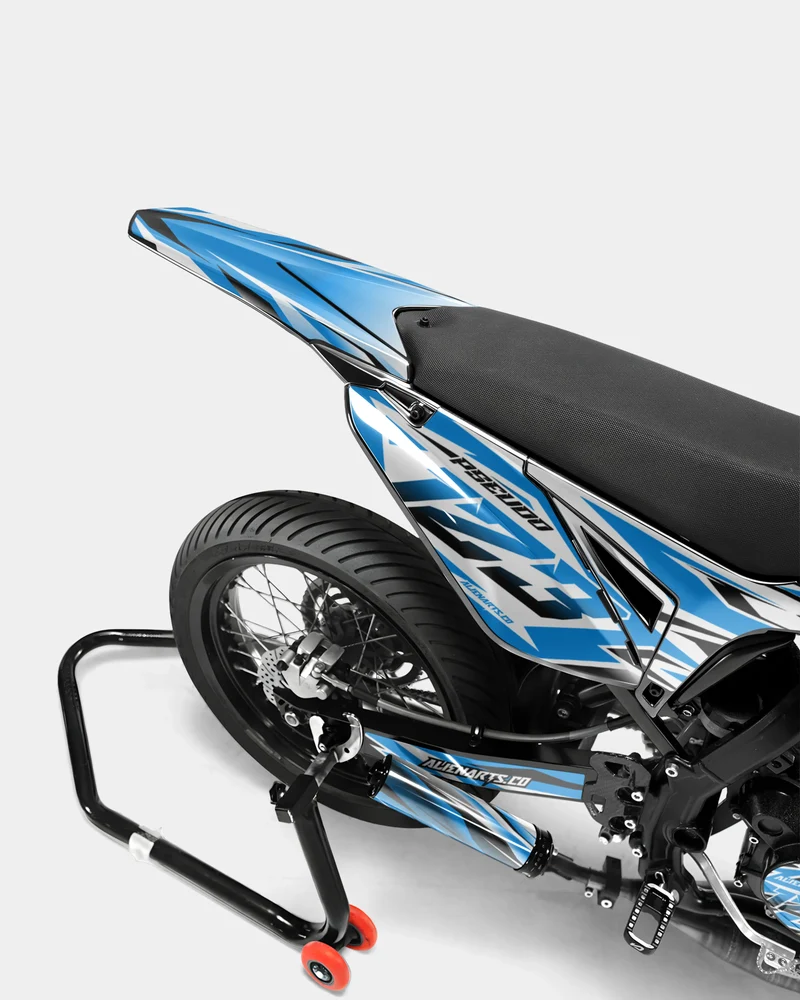 FABLE - Kit deco SHERCO 50cc - Bleu