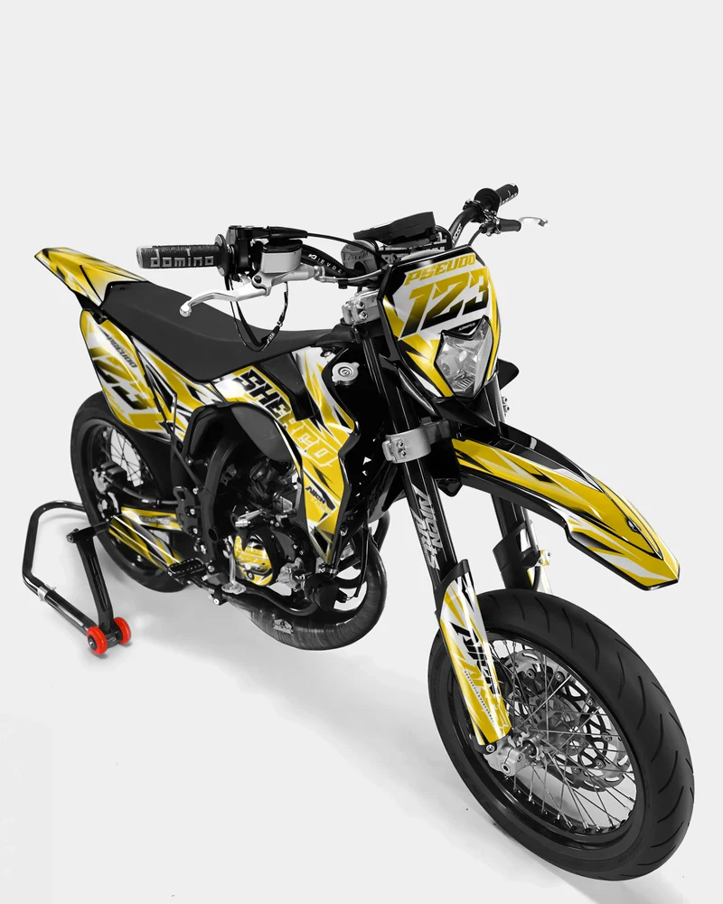 FABLE - Kit deco SHERCO 50cc - Jaune foncé