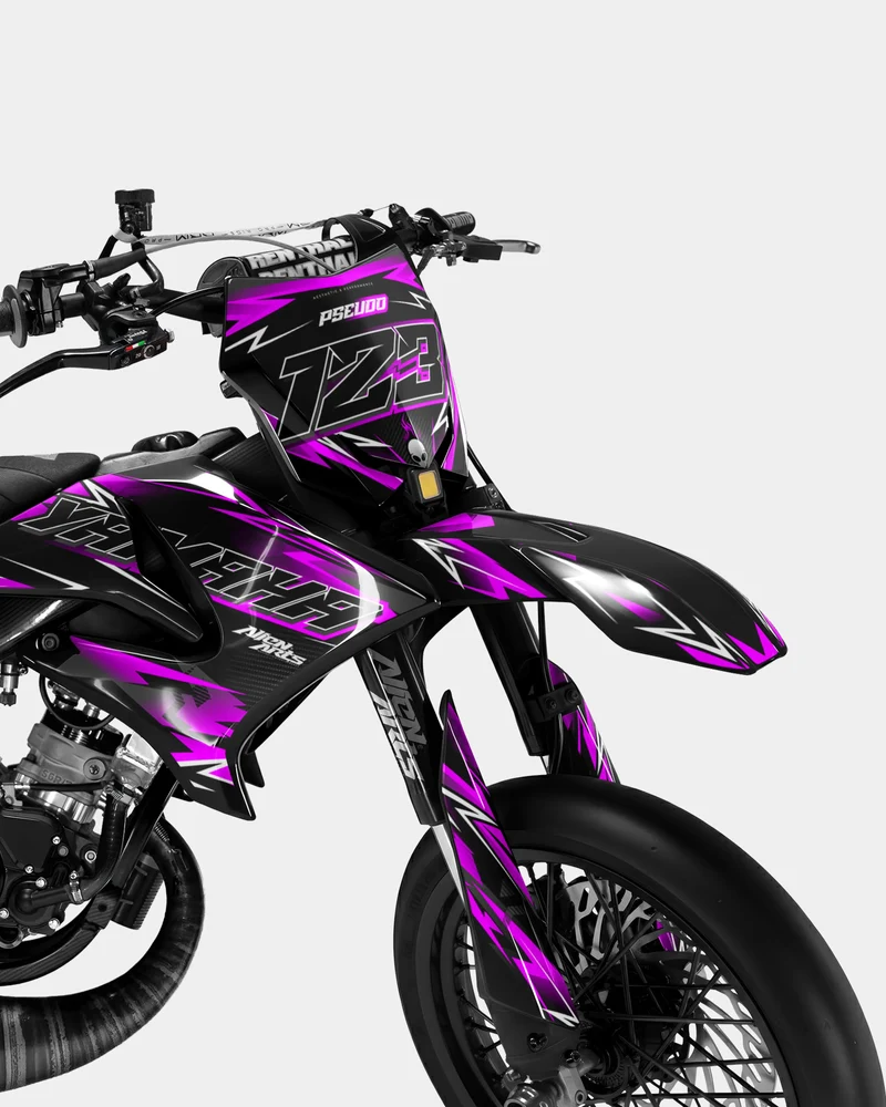 PIQUE - Kit deco YAMAHA DT 50cc - Rose