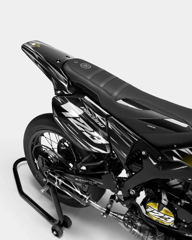 PLUME - Kit deco YAMAHA DT 50cc - Jaune foncé