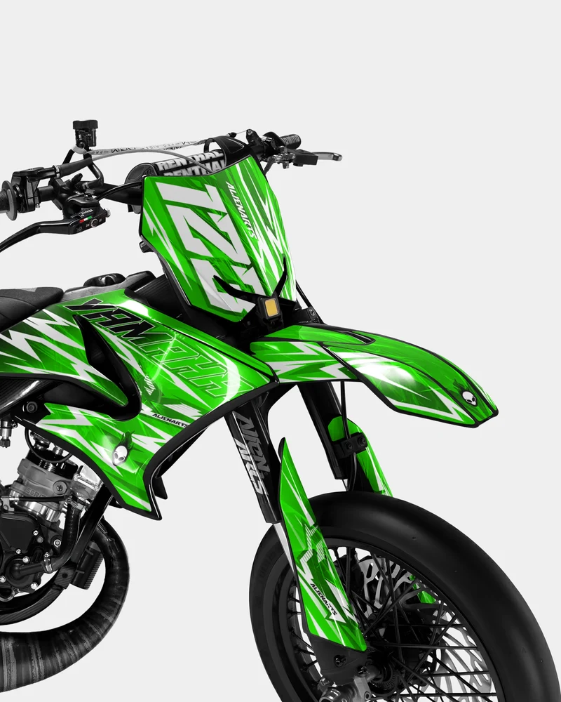 PLUME - Kit deco YAMAHA DT 50cc - Vert