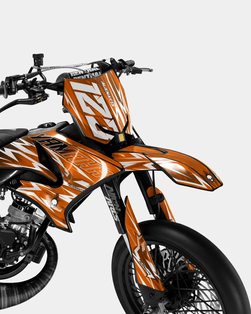 PLUME - Kit deco YAMAHA DT 50cc - Orange