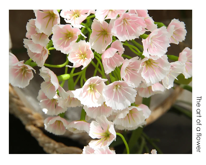 Künstliche Nelke, Single Stem mit 3 Blüten, 72 cm, Seidenstoff, modern, für Hochzeit, Dekoration, Innenraum