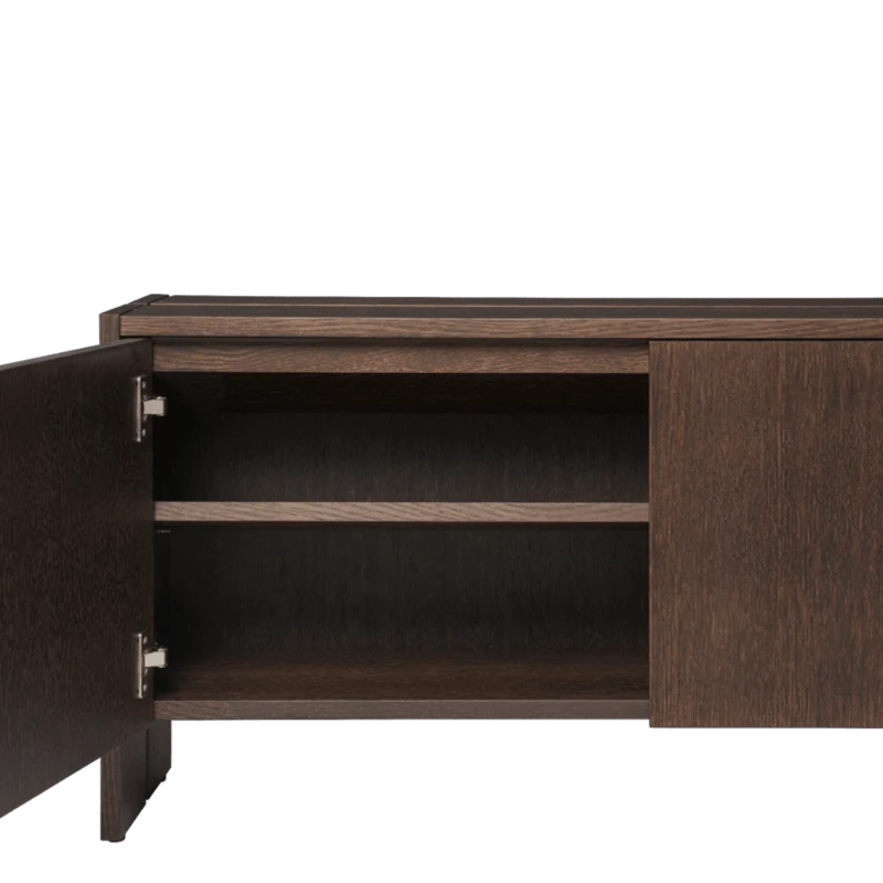 Schrank Parcel Hallway Cabinet - H50 - Dark Stained Oak - ferm LIVING