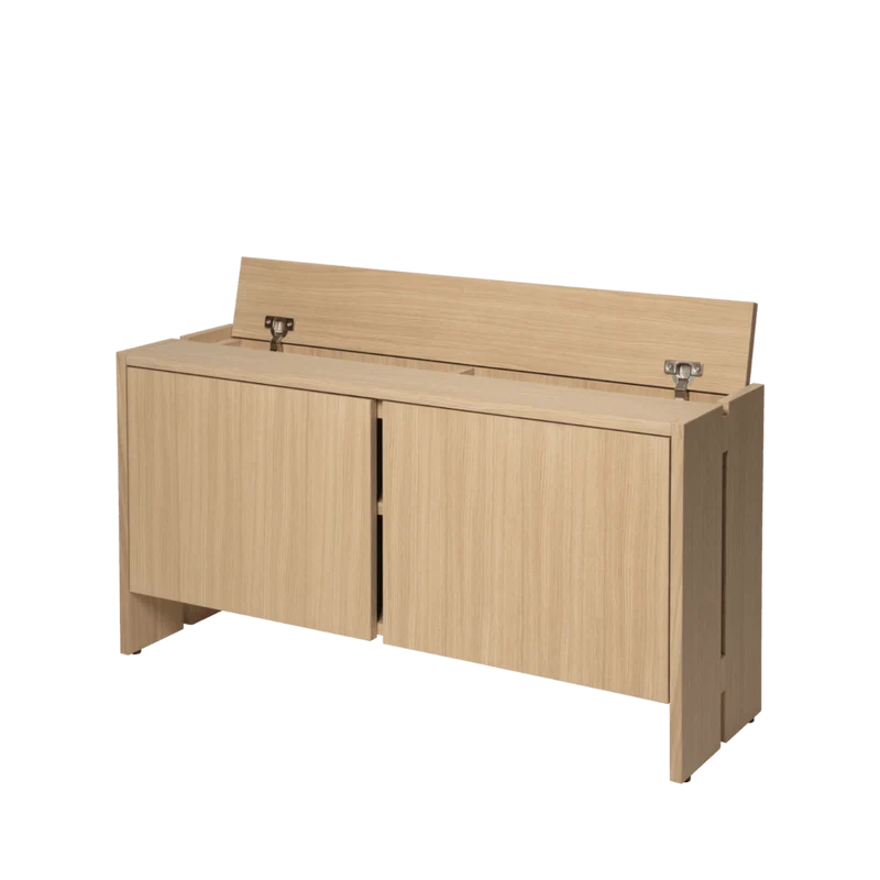Schrank Parcel Hallway Cabinet - H50 - natural Oak - ferm LIVING