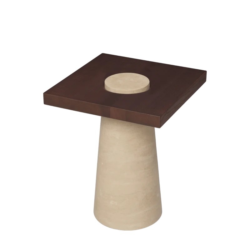 Beistelltisch Grova - Travertine - Ferm Living