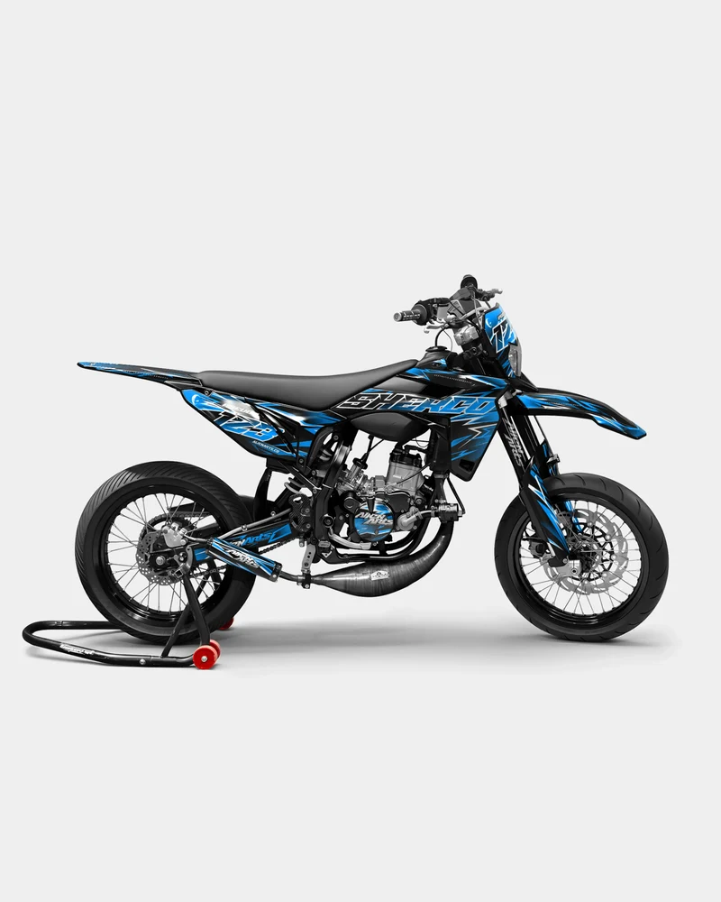 CIEL - Kit deco SHERCO 50cc - Bleu