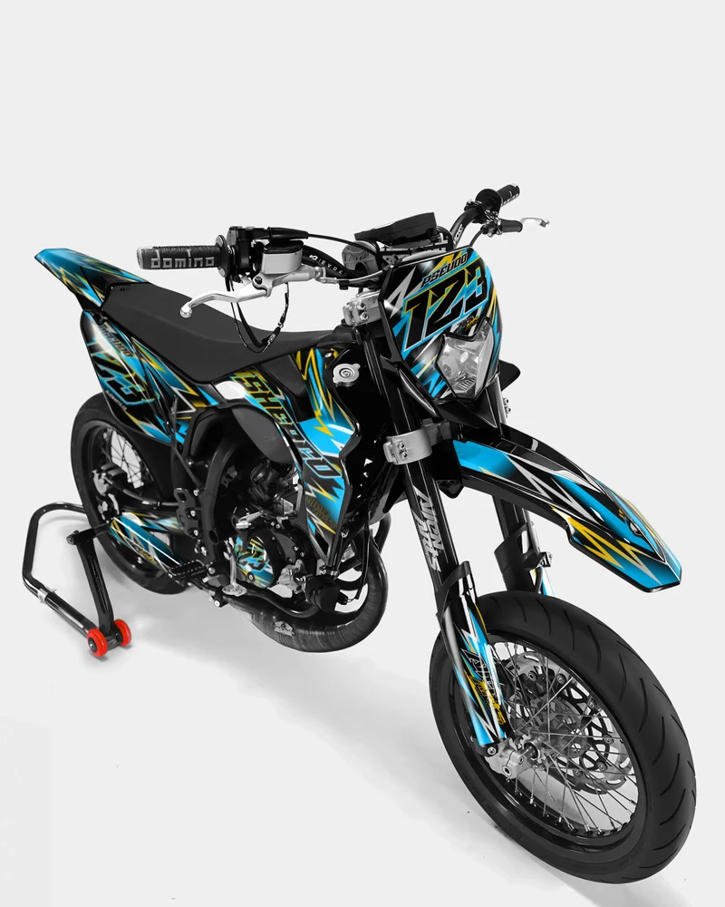 ECLAT - Kit deco SHERCO 50cc - Bleu