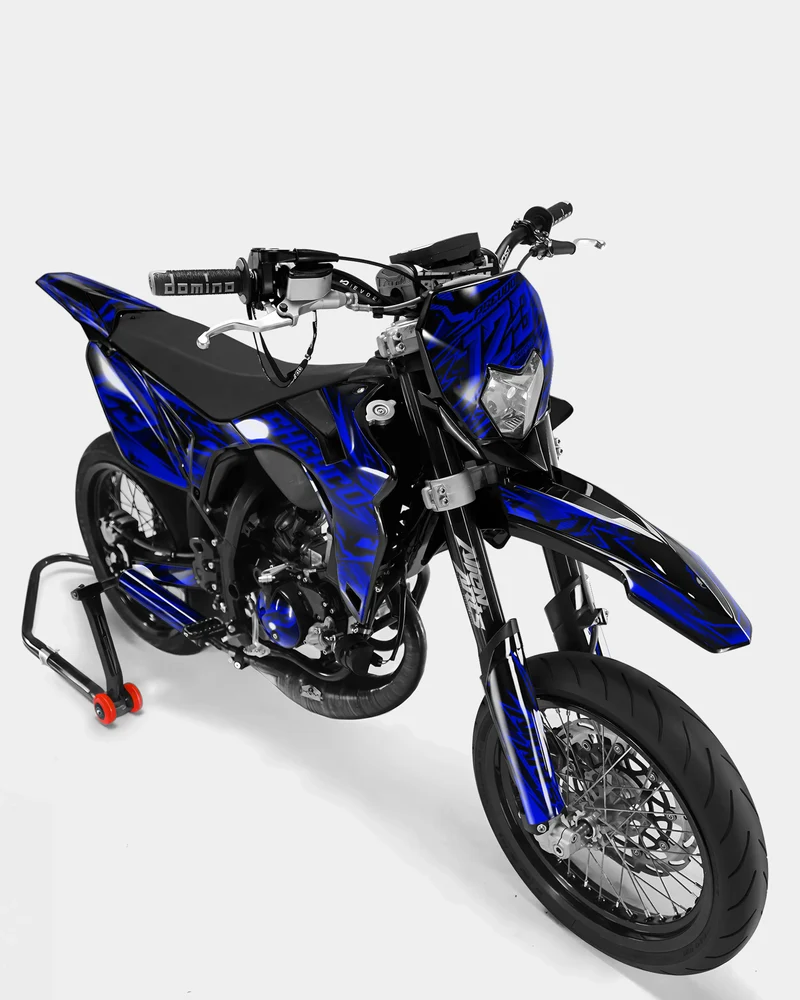 MIROIR- Kit deco SHERCO 50cc - Bleu foncé