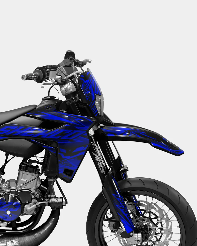MIROIR- Kit deco SHERCO 50cc - Bleu foncé