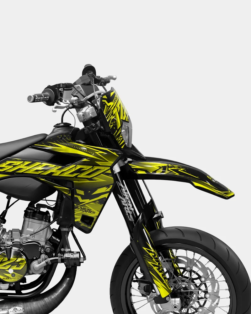 MIROIR- Kit deco SHERCO 50cc - Jaune