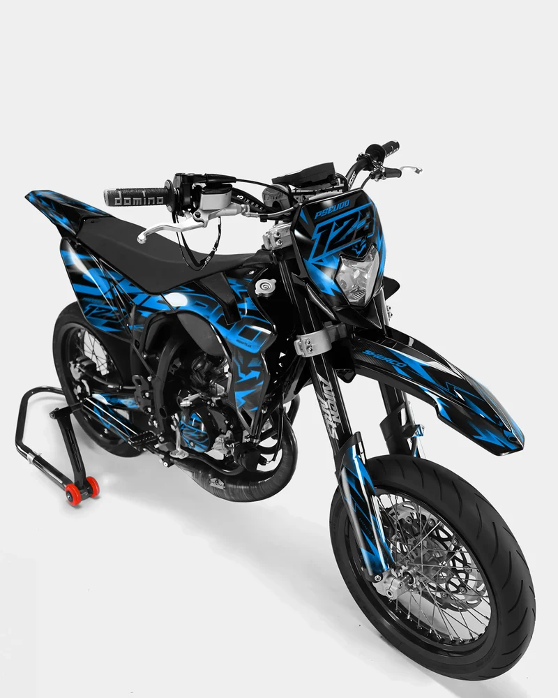 MISTRAL- Kit deco SHERCO 50cc - Bleu