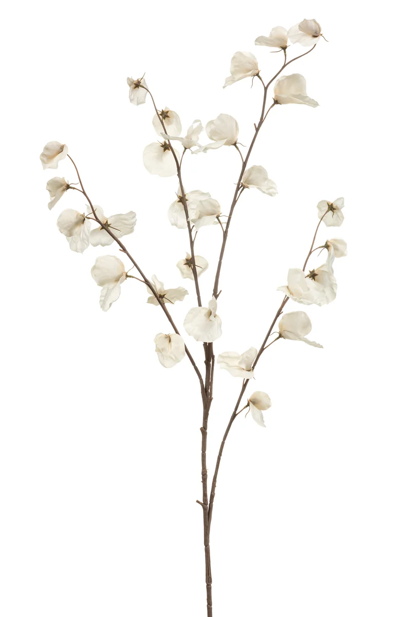 Lathyrus künstlich 110 cm - 1 Stiel - Creme