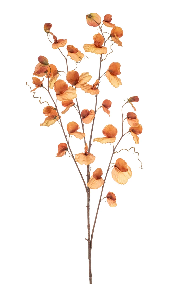 Lathyrus künstlich 110 cm - 1 Stiel - Dunkelorange
