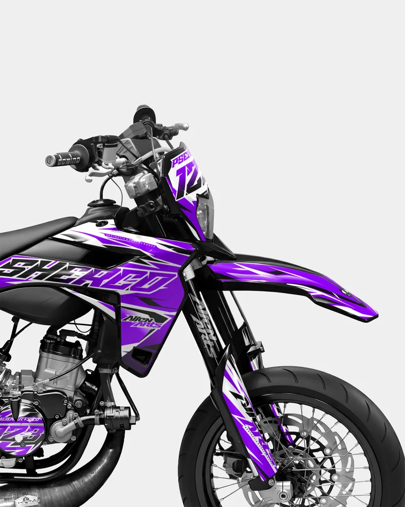 FABLE - Kit deco SHERCO 50cc - Violet