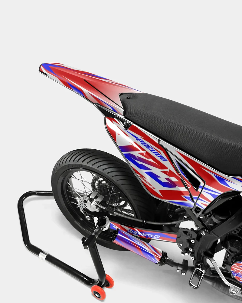 FABLE - Kit deco SHERCO 50cc - Rouge Bleu