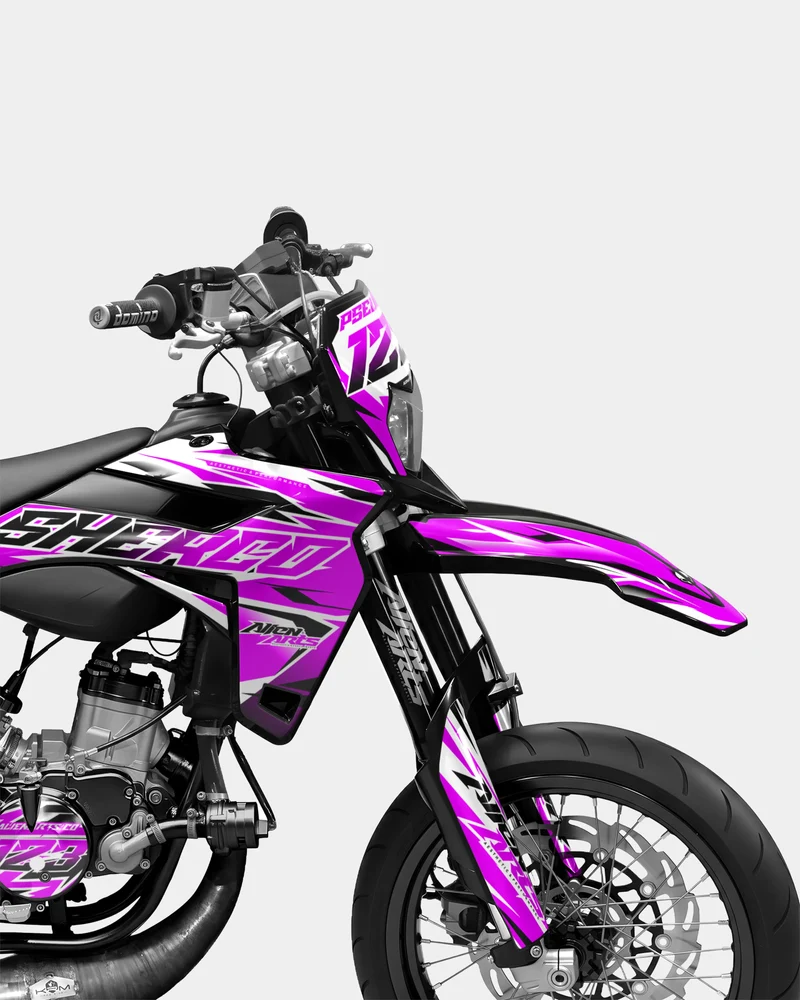 FABLE - Kit deco SHERCO 50cc - Rose