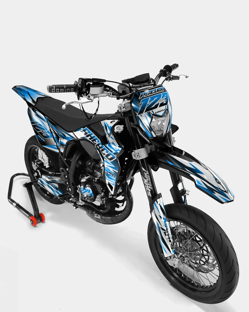 FIKA - Kit deco SHERCO 50cc - Bleu