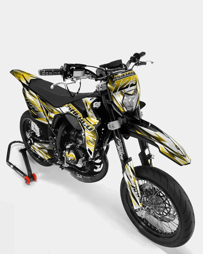 FIKA - Kit deco SHERCO 50cc - Jaune foncé