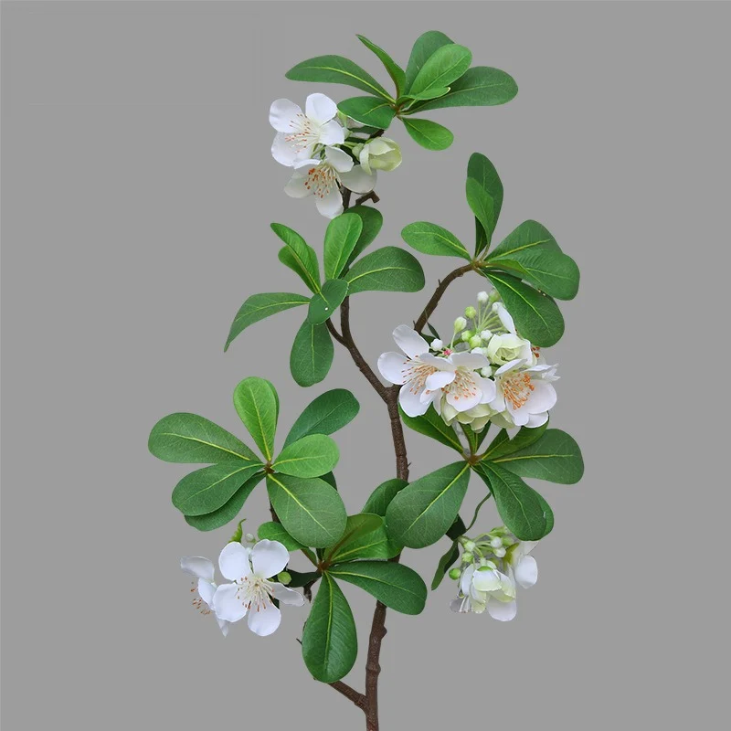 Künstliche Seerosenblüte, Einzelstiel mit 15 Blüten, 78 cm, Seidenblumen für Innenraum, Schaufenster, Eventdekor