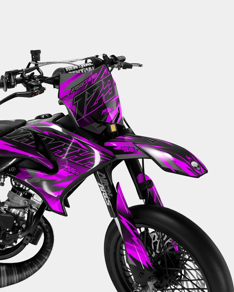 ZÉPHYR - Kit deco YAMAHA DT 50cc - Rose