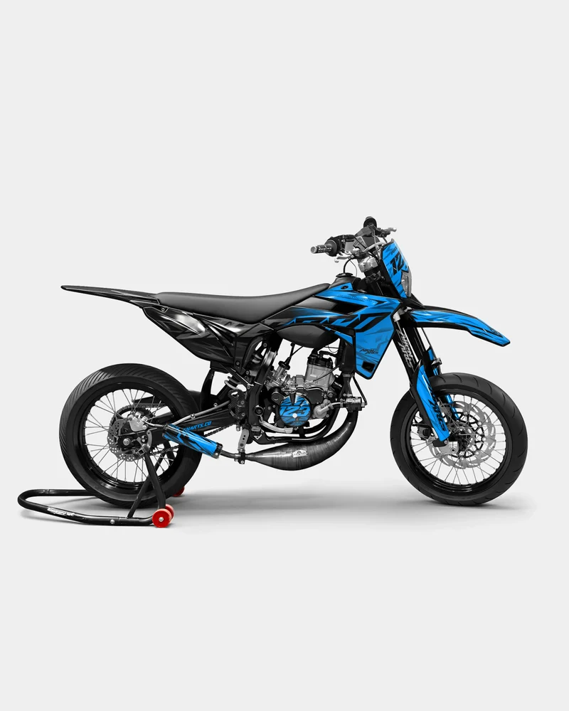 0RBIS - Kit deco SHERCO 50cc - Bleu