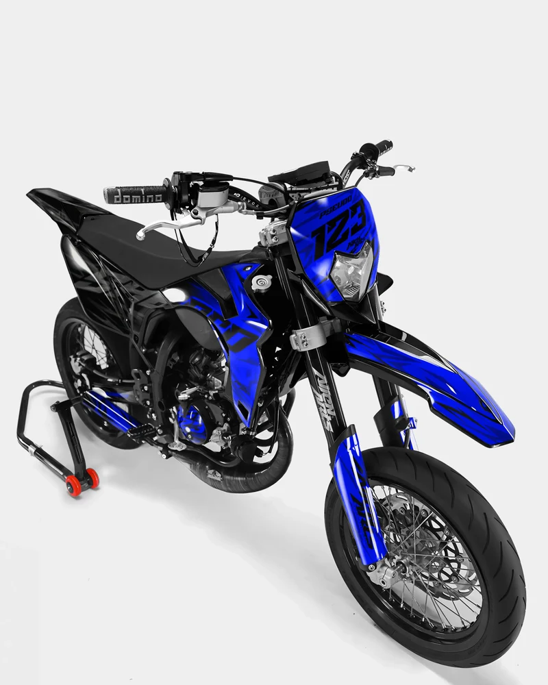 0RBIS - Kit deco SHERCO 50cc - Bleu foncé