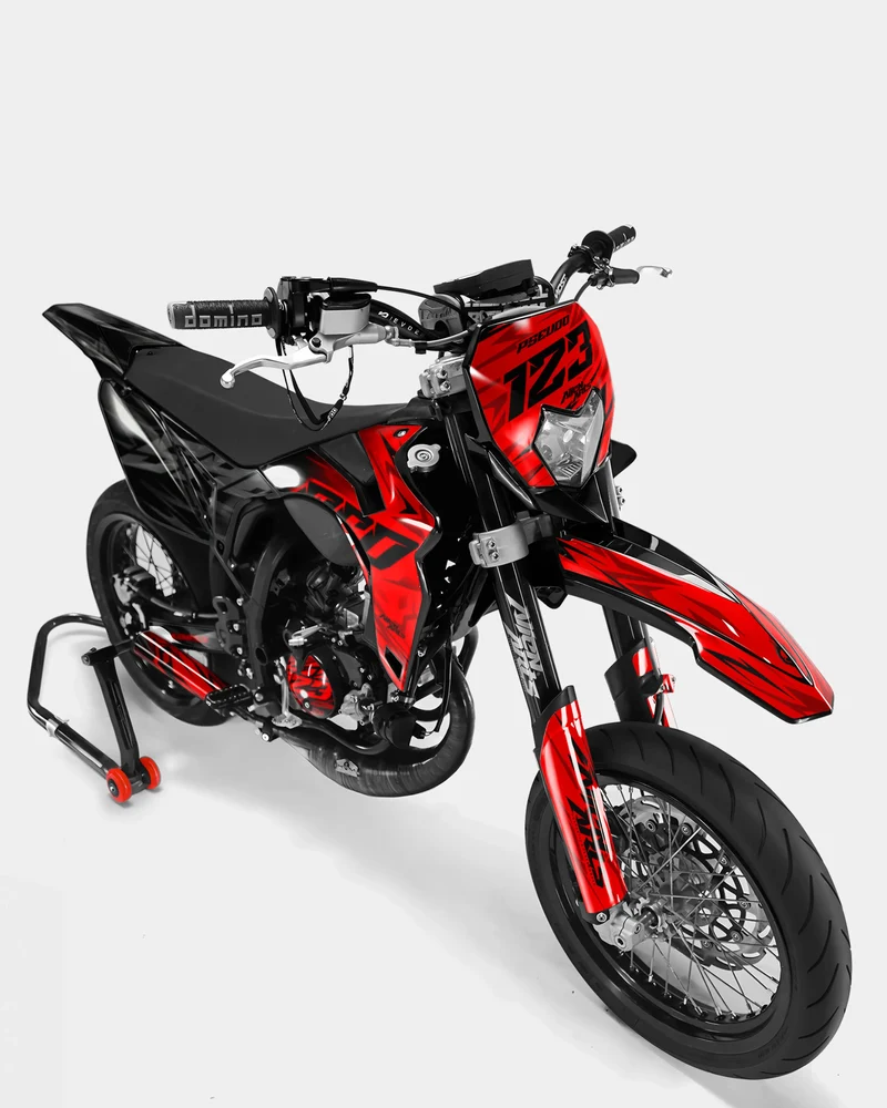 0RBIS - Kit deco SHERCO 50cc - Rouge