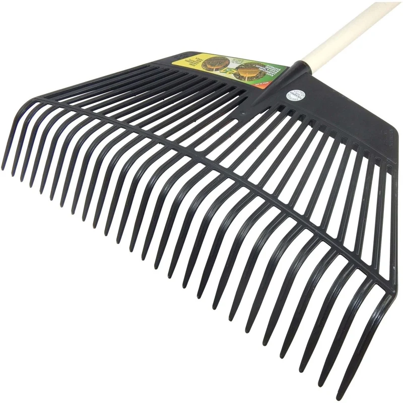SHW Kunststoff- Funktionsrechen 60 cm / 26 Zinken mit Stiel