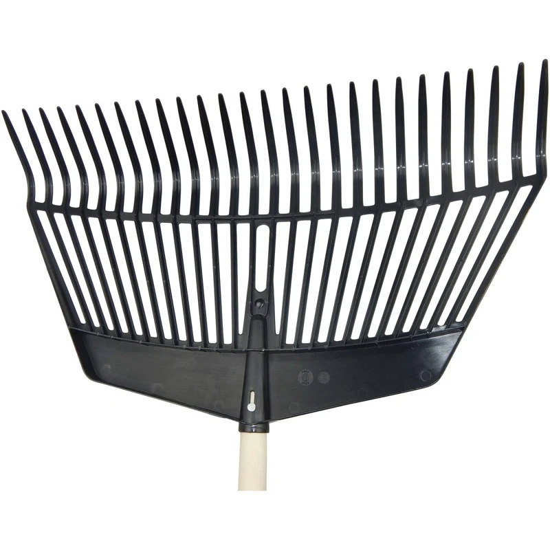 SHW Kunststoff- Funktionsrechen 60 cm / 26 Zinken mit Stiel