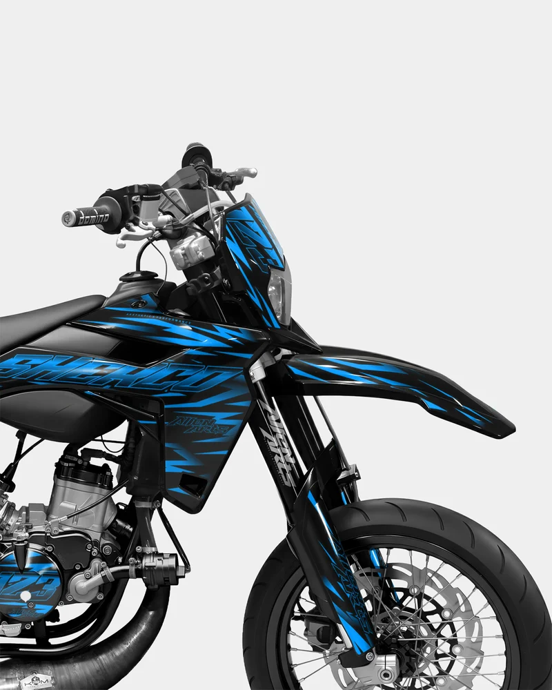 LIEN- Kit deco SHERCO 50cc - Bleu