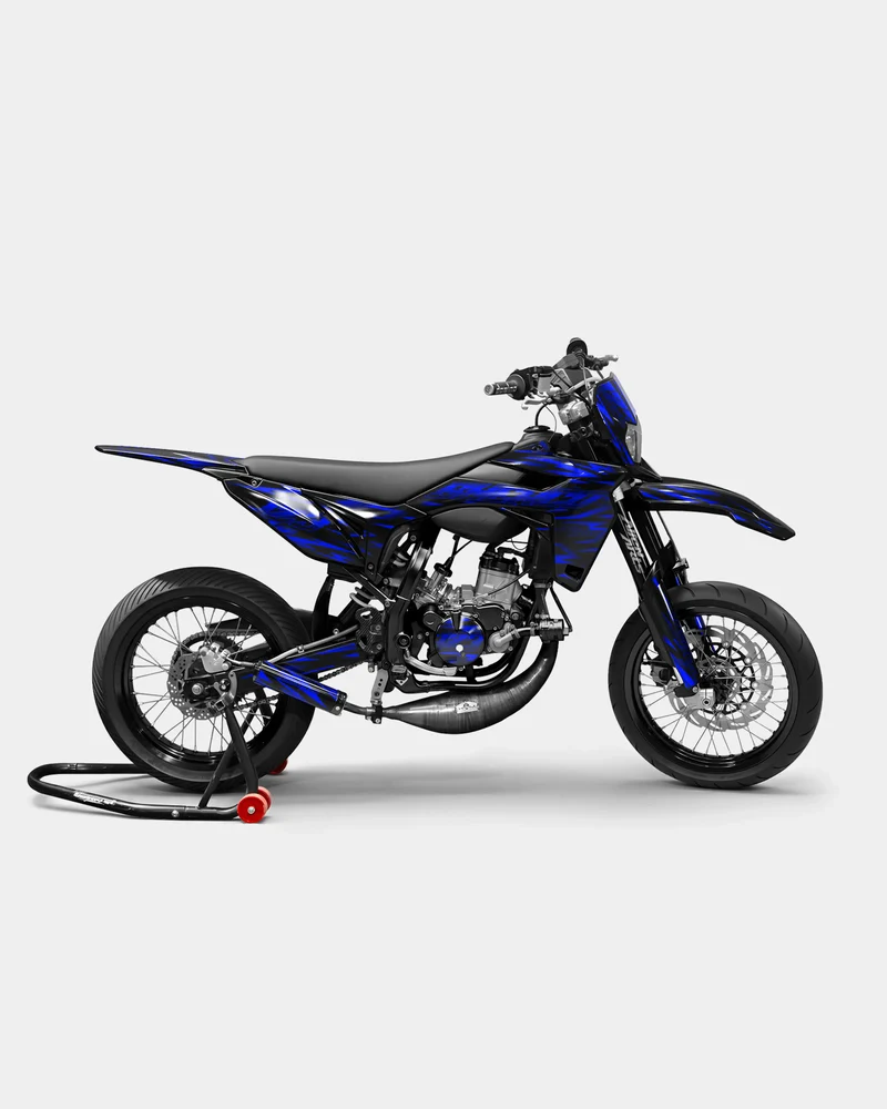 LIEN- Kit deco SHERCO 50cc - Bleu foncé