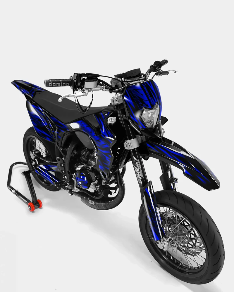 LIEN- Kit deco SHERCO 50cc - Bleu foncé