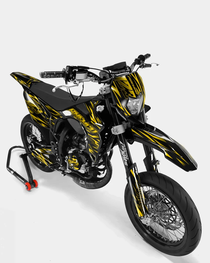 LIEN- Kit deco SHERCO 50cc - Jaune foncé