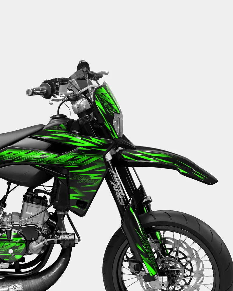 LIEN- Kit deco SHERCO 50cc - Vert