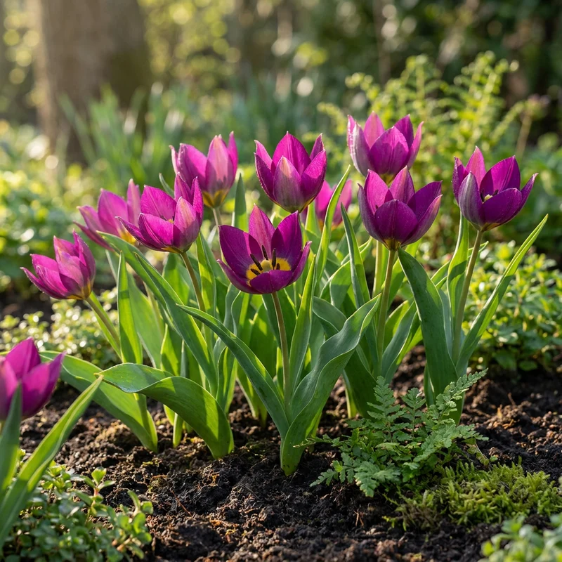 Wildtulpe Persian Pearl – Tulipa humilis online kaufen | 25 bis 200 Blumenzwiebeln, violett & verwildernd – Wurzelwerk Design