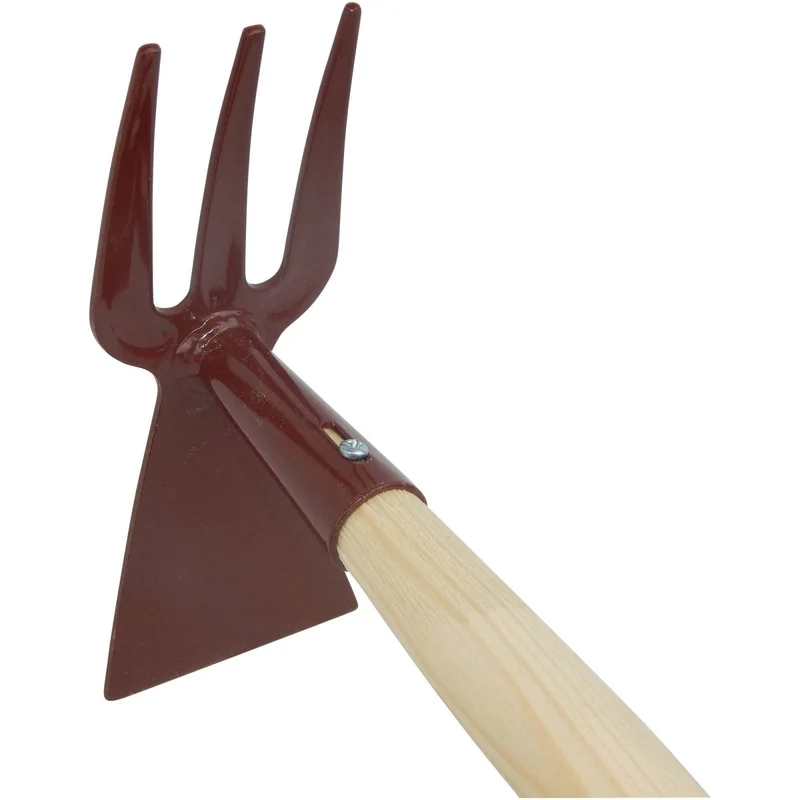 SHW Kinder-Gartenhäckchen, 3 Zinken mit Hartholzstiel