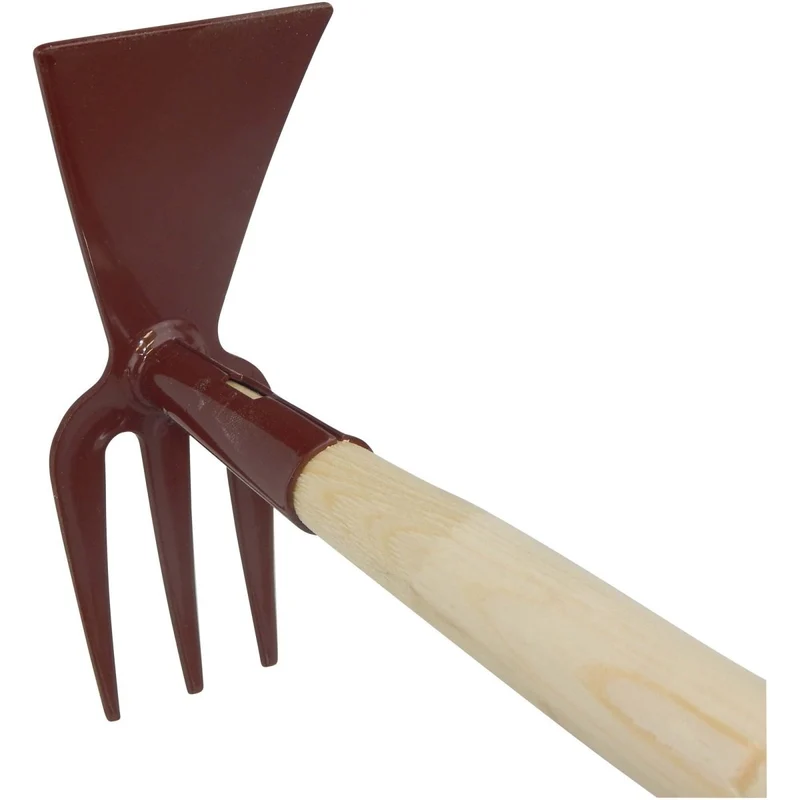 SHW Kinder-Gartenhäckchen, 3 Zinken mit Hartholzstiel