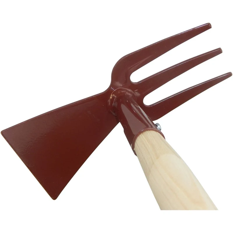 SHW Kinder-Gartenhäckchen, 3 Zinken mit Hartholzstiel