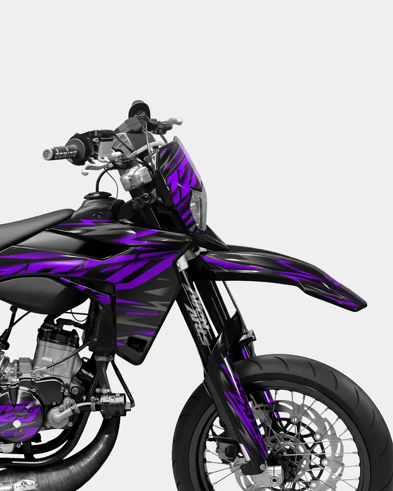 NOVUM- Kit deco SHERCO 50cc - Violet