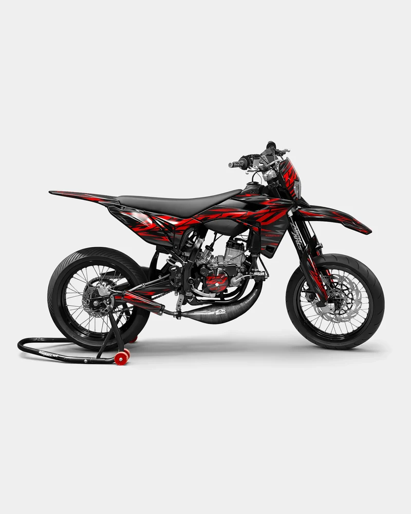 NOVUM- Kit deco SHERCO 50cc - Rouge