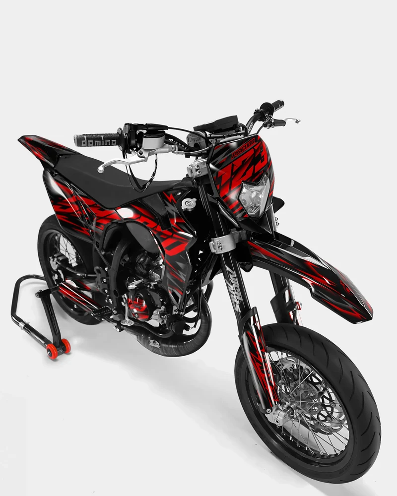 NOVUM- Kit deco SHERCO 50cc - Rouge