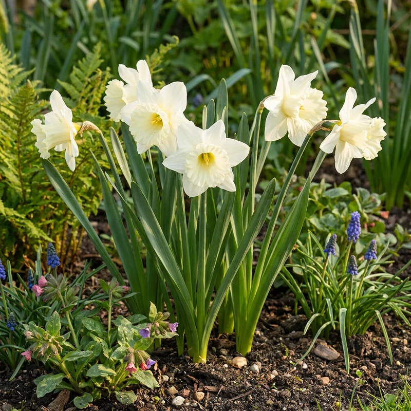 Narzisse Mount Hood – Narcissus online kaufen | 30 bis 120 Blumenzwiebeln, reinweiß & elegant – Wurzelwerk Design