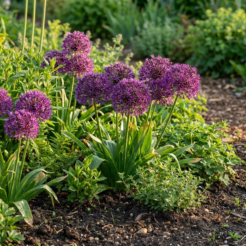 Zierlauch Miami – Allium online kaufen | 30 bis 120 Blumenzwiebeln, violett & spätblühend – Wurzelwerk Design