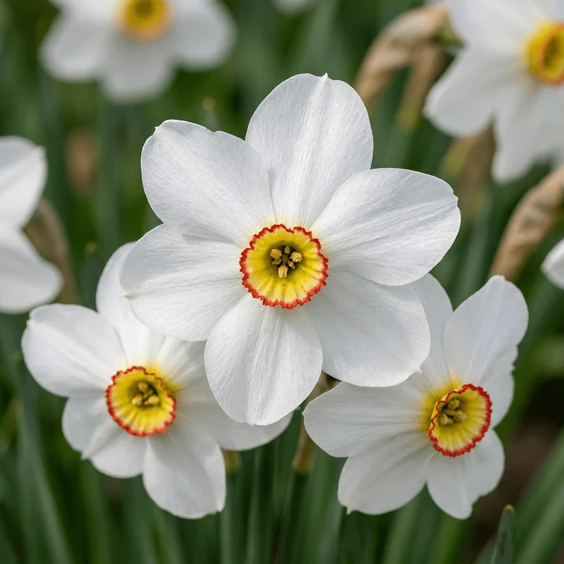 Dichternarzisse Recurvus – Narcissus poeticus online kaufen | Weiß, Stark Duftend & Verwildernd – Wurzelwerk Design