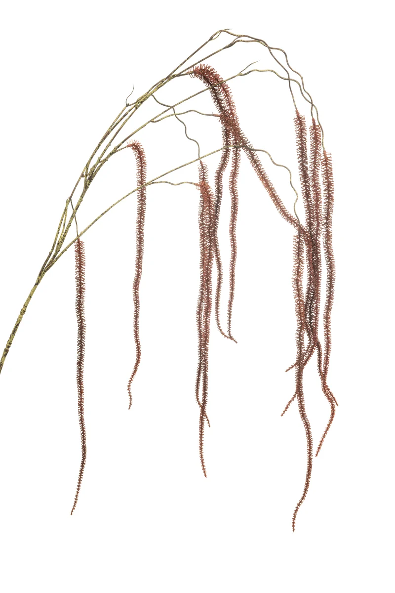 Amarant künstlich 140 cm - 1 Zweig - Rot